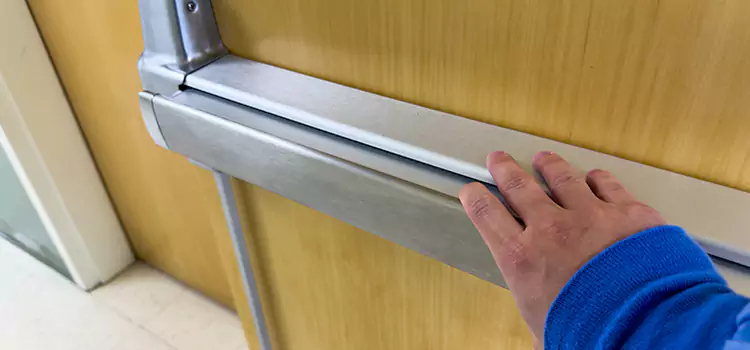 Installing a Push Bar on a Door Boynton Beach